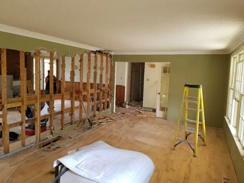 Framing a new opening by MATCON INC.